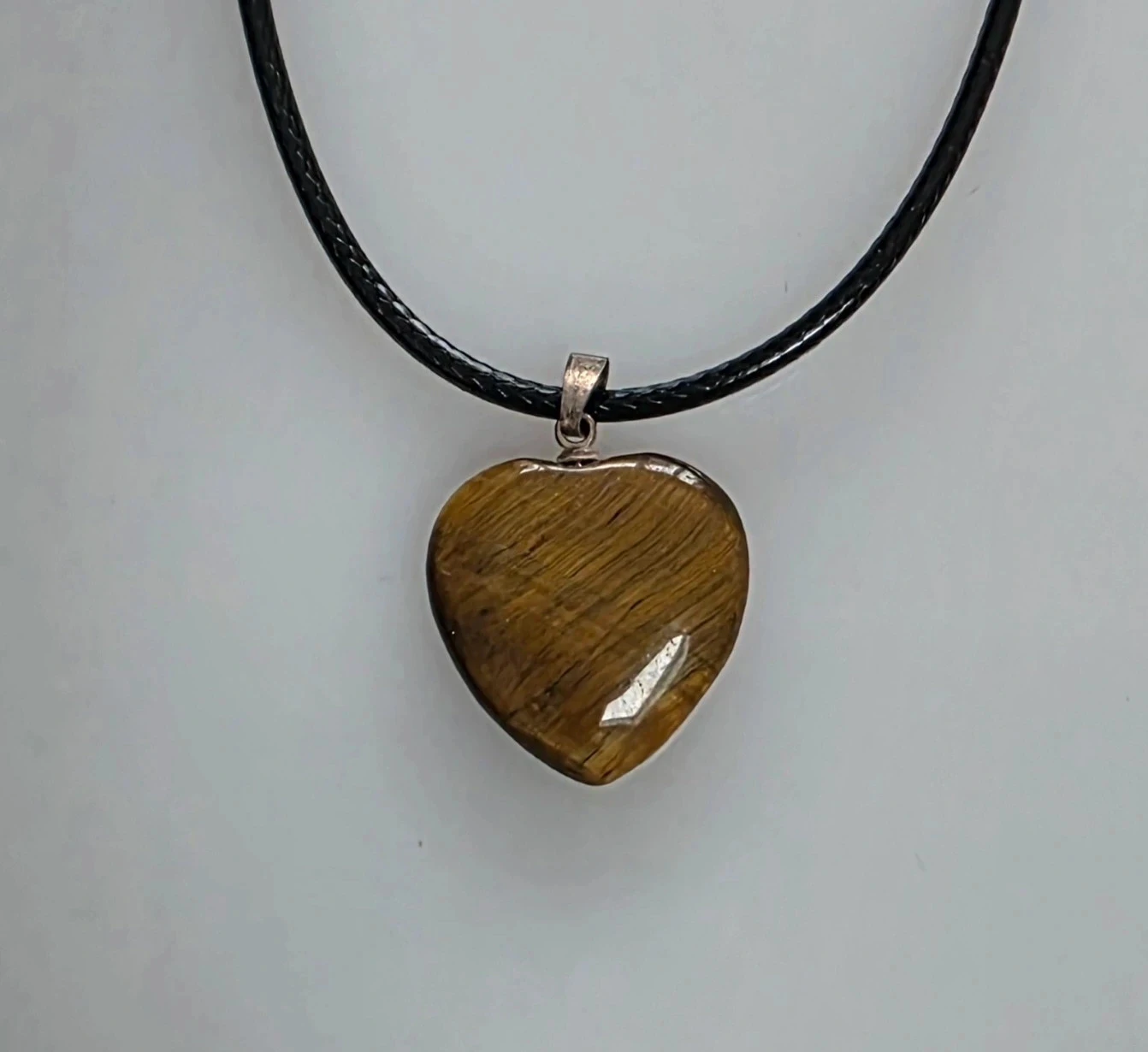 Tiger Eye Heart Pendant – photo 5